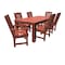 Highwood Usa Lehigh 7pc Rectangular Outdoor Patio Furniture Dining Set 84 x 42 AD-ST7LH1CO5AA-RED - alternate 1